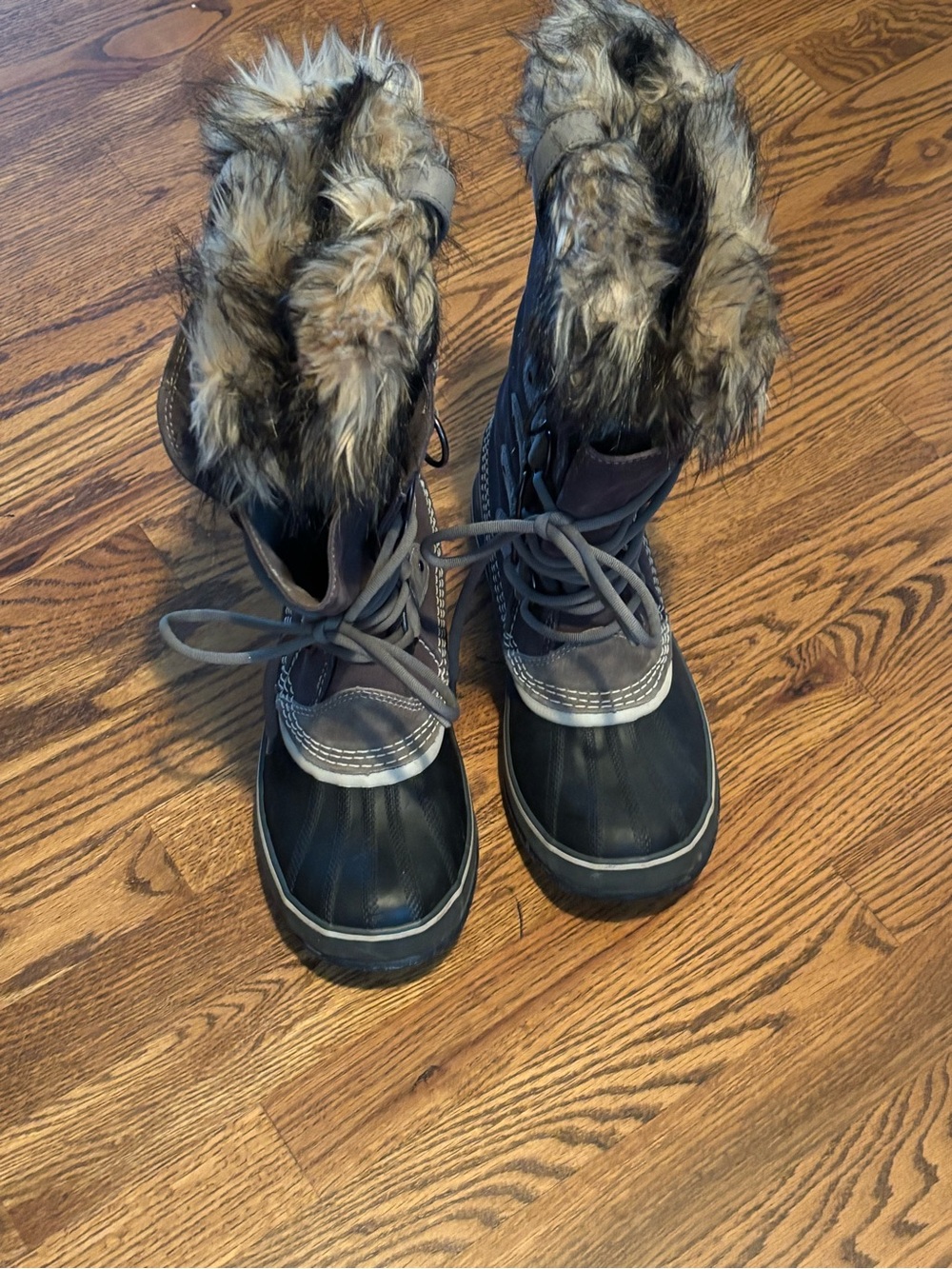 Sorel Joan of Arctic Waterproof Winter Boots Shale Grey Women's Size 9.5 US
